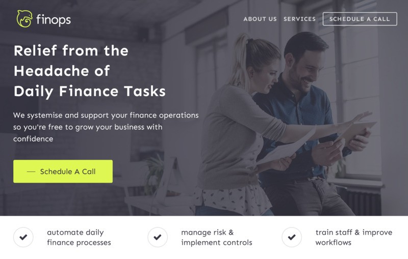 FinOps storybrand website example